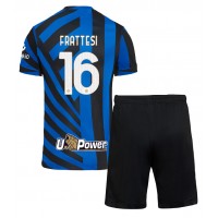 Dječji Nogometni Dres Inter Milan Davide Frattesi #16 Domaci 2024-25 Kratak Rukav (+ Kratke hlače)